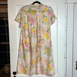 Vintage sheer house coat dress home made